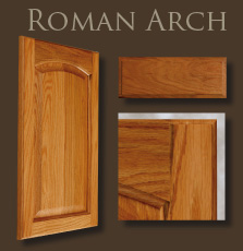Roman Arch Cabinets